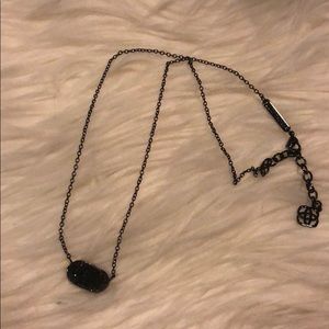 Elise gunmetal drusy